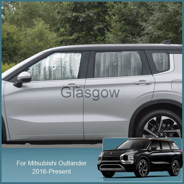 Pára-sol do carro Pára-sol Pára-sol Proteção UV Capa de janela Cortina Visor Viseira Acessório para Mitsubishi Outlander 20162025 x0725