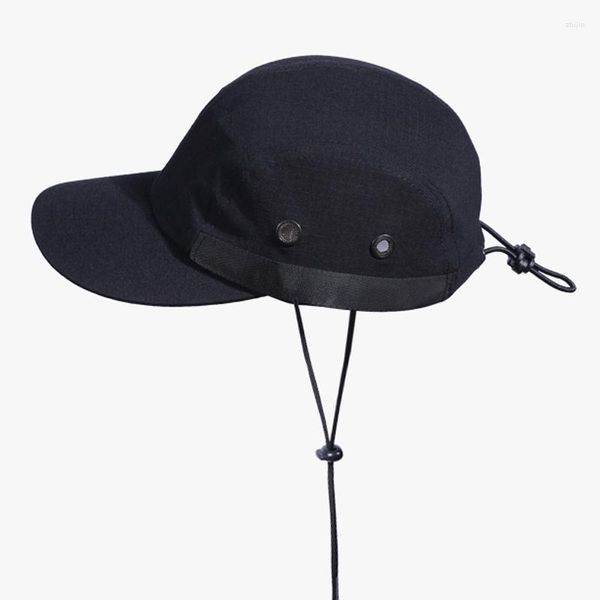 Шариковые шапки водонепроницаемые классические шляпы Snapback Brand Hip Hop Style Flat Cap Регулируемая большая голова бейсбола с твердым цветом