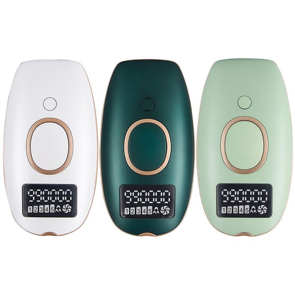 Depilador feminino perna dispositivo depilatório indolor poepilation aparador com tela lcd remoção de pêlos depilador 990000 flashes para corpo biquíni 230725