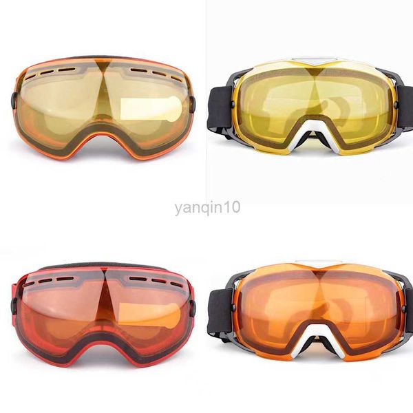 Ski Goggles Ski Goggles Night Vision для мужчин женские линзы, усиленные ПК, анти-золоты