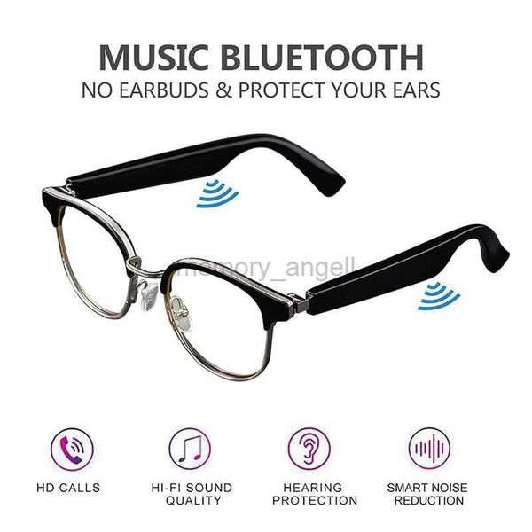 Óculos inteligentes Óculos inteligentes Bluetooth Óculos inteligentes Bluetooth 5.0 Headset Óculos de sol para telefone celular Usinável Anti-UV Óculos fotocromáticos HKD230725