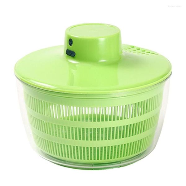 Ciotole 5L USB Spinner per insalata di verdure Frutta Disidratatore Cestello di scarico Multifunzionale Asciugatrice rapida Agitare per utensili da cucina domestici