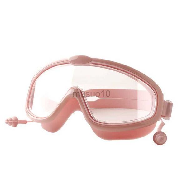 Schutzbrille Outdoor Schwimmbrillen Ohrstöpsel 2 in 1 Set für Kinder Anti-Fog-UV-Schutz Schwimmbrillen mit Ohrstöpsel für 4-15 Jahre Kinder HKD230725