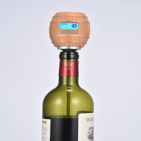 Strumenti da bar Decanter per ossigeno intelligente Vino rosso elettrico Display LCD elettronico veloce Cucina Smart Pump 230724