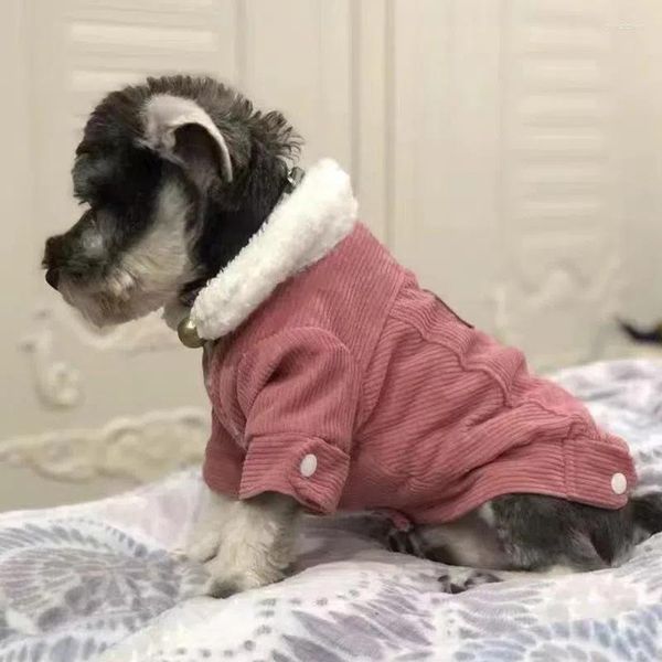 Одежда для собак маленькие собаки одежда осень и зимняя шерсть плюс бархатная домашняя одежда для домашних животных принадлежит щенка теплый вельвет