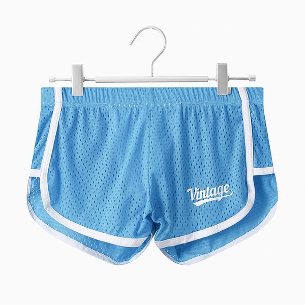 Pantaloncini da corsa sportivi da uomo Pantaloni da fitness estivi Trunk Mesh Boxer sexy traspiranti Abbigliamento da casa Pantaloncini da jogging Pantaloni sportivi larghi da uomo