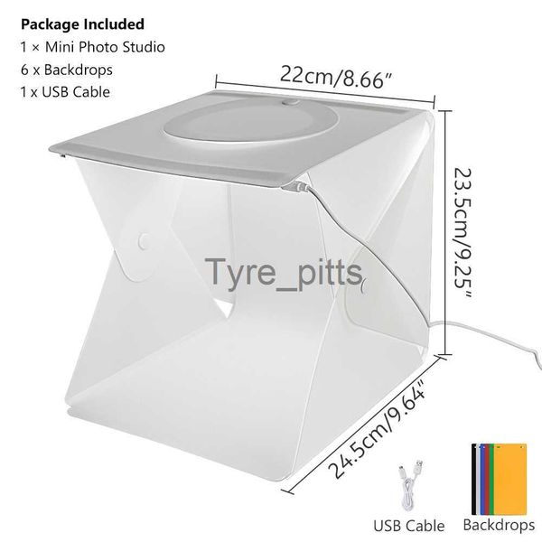 Flash Difusores Upgrade Tenda Dobrável de Iluminação de Estúdio Fotográfico Softbox Kit 2 Fundo de Painel de LED Caixa de Luz de Estúdio Fotográfico Tenda de Iluminação de Fotografia x0724 x0724