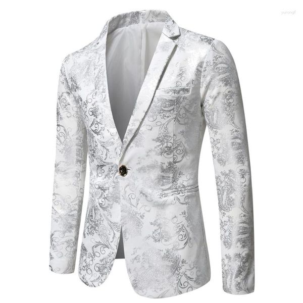 Abiti da uomo Blazer di alta qualità Edizione coreana Trend Moda elegante Semplice business Casual Party Performance Giacca da uomo