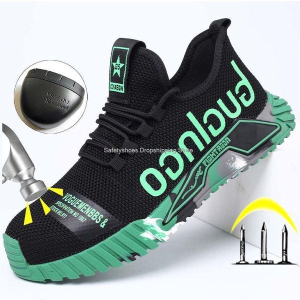 Kleid Schuhe Sicherheitsschuhe Männer Stahl Kappe Männer der Arbeit Schuhe Pannensichere Arbeit Sneaker Männlich Schutz Schuhe Arbeit Mann Stiefel sicherheit Stiefel 230724