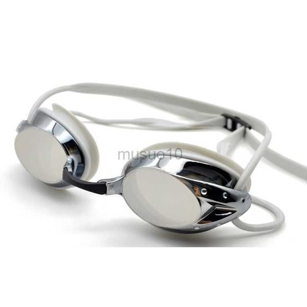 Schwimmbrille für Erwachsene, cool, bequem, professionelle Wettkampf-Schwimmbrille, bunt, galvanisierter Schwimmspiegel, HKD230725