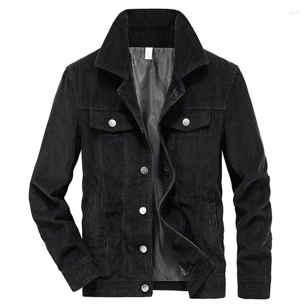 Herren Jacken Streetwear Motorrad Cord Mäntel Winter Bomber Windjacke Multi-Pocket Baumwolle Cargo Parkas