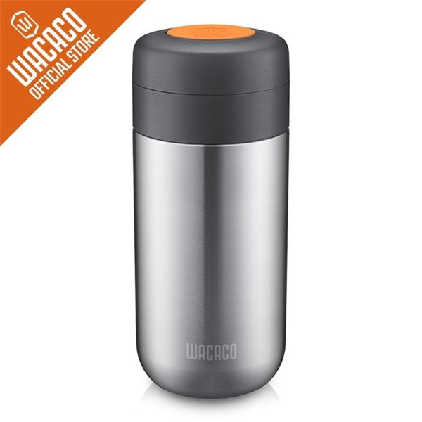 Wacaco Nanovessel 3 in 1 thermos con isolamento sottovuoto, infusore per tè e serbatoio dell'acqua, accessorio per tazza termica per macchina Nanopresso 2299F