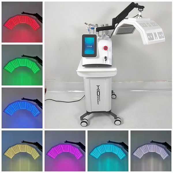 PDT Cilt Yüz Bakım Tedavisi LED Işık Yüz Makinesi Akne Tedavisi Cilt Gençleştirme 6 Renk Güzellik Salon Ekipmanları