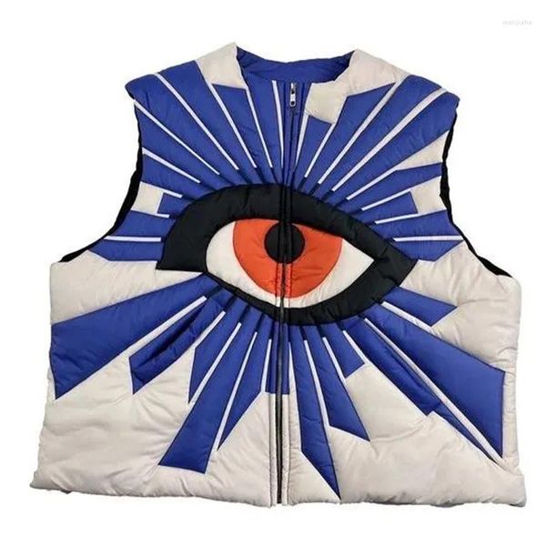 Giacche da uomo Eye Of Truth Gilet Uomo e donna Gilet imbottito senza maniche Top in cotone sciolto