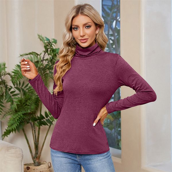 Lu женские пуловеры, свитер, внутренняя облегающая водолазка, вязаные джемперы, осенне-зимняя рубашка, теплые свитера с длинными рукавами 725