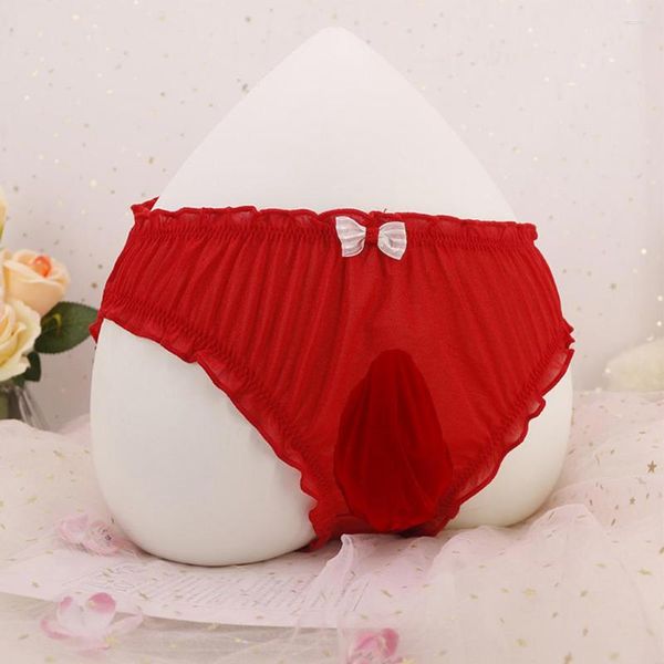 Cuecas de renda com abas calcinhas masculinas sissy lingerie tanga galo bolsa masculina cuecas gays cuecas macias biquíni roupa íntima paquera provocação