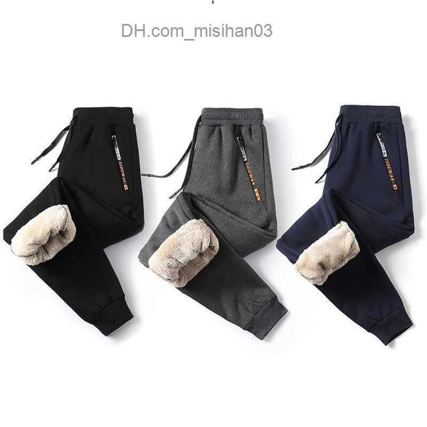 Pantaloni da uomo Pantaloni da uomo Pantaloni invernali spessi caldi in pile Pantaloni da uomo Pantaloni da jogging Abbigliamento sportivo Pantaloni da pista casual Taglie forti 6XL 7XL 8XL 220906 Z230726