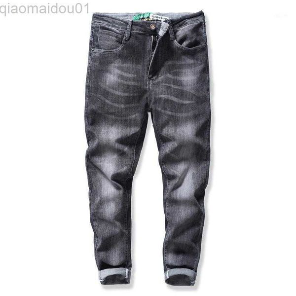 Jeans da uomo Jeans da uomo Marca Skinny Black Men Slim Fit Denim Joggers Stretch Maschio Jean Pencil Pants Moda Casual Sportswear L230725