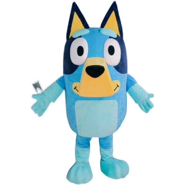 O bingo cão mascote traje adulto personagem de desenho animado terno atraente plano presente de aniversário 299Q