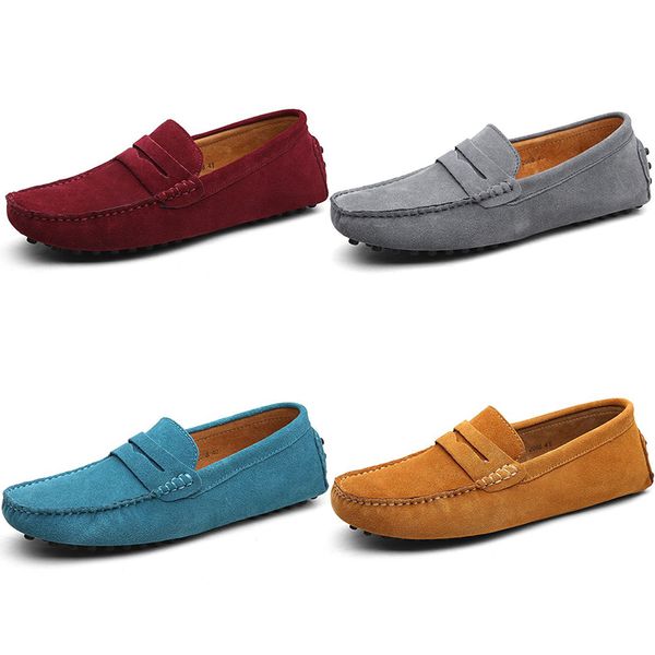 Moda sapatos casuais masculinos sem marca Espadrilles preto cinza marrom vermelho verde amarelo cáqui tênis masculino caminhada ao ar livre jogging trianers 39-47