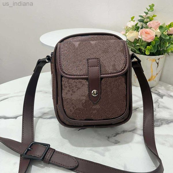 Bolsas de noite Bolsas de grife Moda Bolsas tiracolo Homens Estampa Clássica Bolsa Corpo Cruz Mulheres Elegante Bolsa Mensageiro de Couro Homem Negócios Z230726