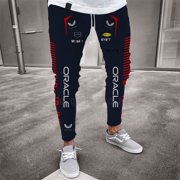 Calça Masculina da Moda Calças de Rua Fórmula 1 Roupa de Esportes Radicais Ao Ar Livre Primavera Outono Confortável Parte de Baixo Resistente à Sujeira 230724