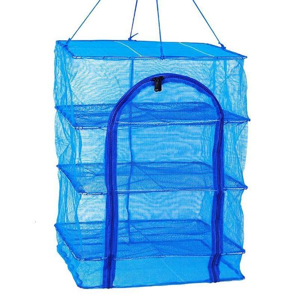 Other Home Storage Organization 4 Strati Stendibiancheria Asciugatura Pieghevole Rete per pesci Schermo per piatti di verdure Appeso Borsa pieghevole con cerniere 230725