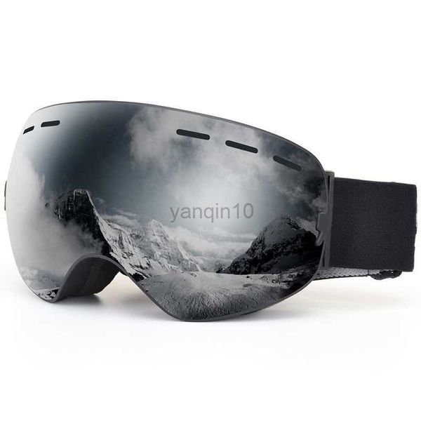 Kayak Goggles HD Geniş Görme Snowboard Kayak Gözlük Erkekleri Kadın Çift Lens Anti-Fog Kayak Gözlükleri Kış Rüzgar Geçirmez UV400 Snowmobile Gözlük HKD230725