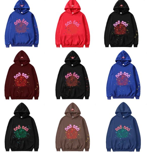 Tasarımcı Giysileri Erkek Hoodies Sweatshirts Kalça Genç Thug Hoodie En Kalite Velvet Sweater Sakulları Kadın Hoodie Street Giyim Boyutu S-2XL