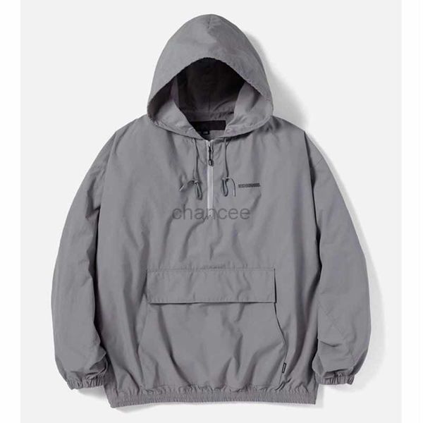 Piumino da donna NEIGHBORHOOD ANORAK/N-JKT NBHD Giacca con cappuccio in nylon con mezza zip HKD230725