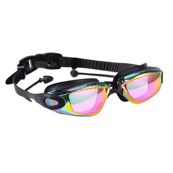 Schwimmbrille Schwimmbrille HD Eye Galvanisierte Antibeschlag-Schwimmbrille Erwachsene Allgemeine wasserdichte Schwimmbrille Plage Accessoir HKD230725