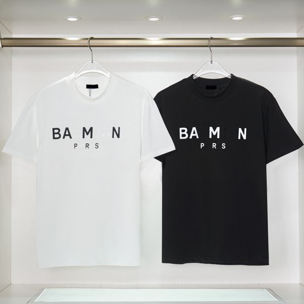 T-shirt firmata S-3XL di taglia asiatica T-shirt casual MMS con top a maniche corte con stampa monogramma in vendita abbigliamento hip hop uomo di lusso # 78