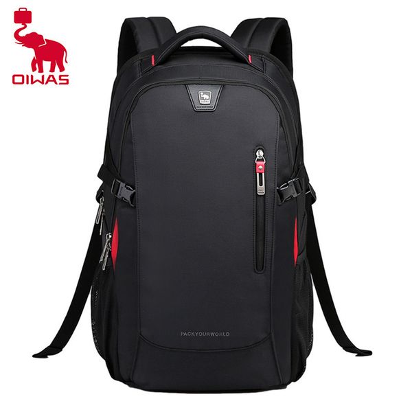 Школьные сумки OIWAS Школьные сумки 14 -дюймовые рюкзаки для ноутбуков водонепроницаемые нейлон 29L Случайный плечевой багпак