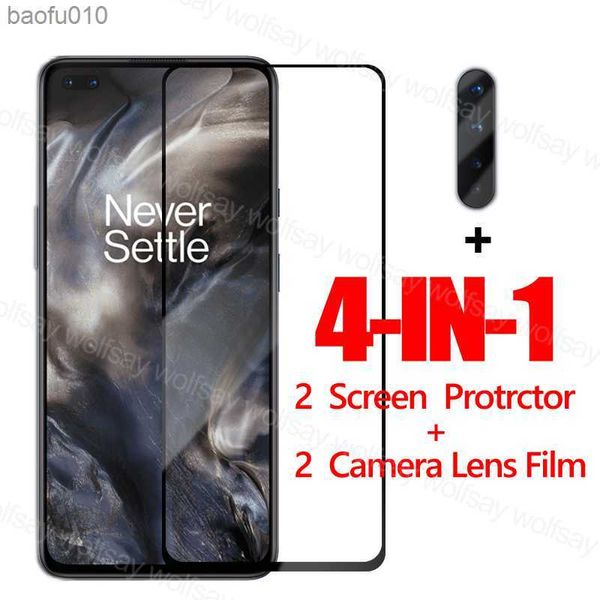 Para OnePlus Nord 2T 3 2 Lite Protetor de Tela Vidro Temperado OnePlus Nord CE 2 3 Lite 5G Vidro Protetor Cola Completo Telefone Filme L230619