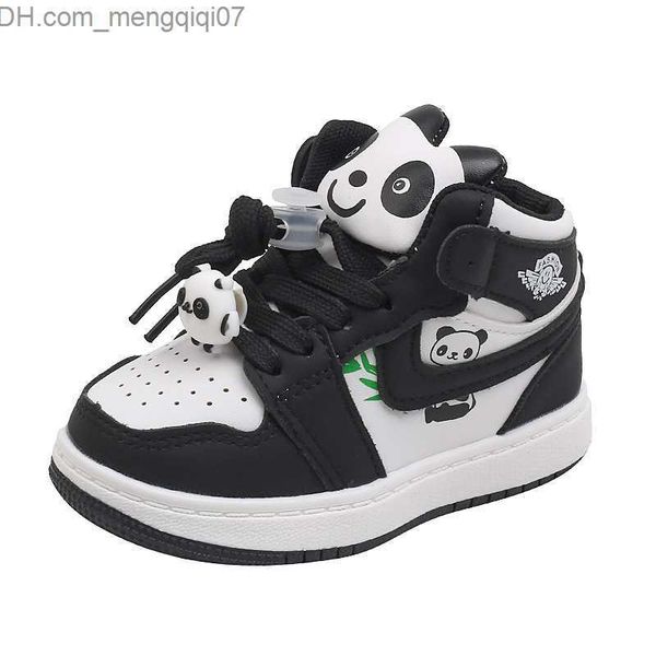 Sneakers Moda per ragazze in età prescolare Scarpe Casual Scarpe per bambini coreani Panda Primavera Autunno Stivaletti per ragazze Stivali antiscivolo per bambini Z230725