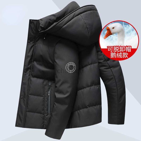 Kadınlar Down Parkas Erkekler Kış Ceketleri Beyaz Kaz Erkekler İçin Ceket Giyim Giyim Giyim Sıradan Puffer Ceket Kalın Sıcak Erkek Ceket Chaquetas Hombre LQ798 HKD230725