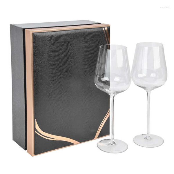 Bicchieri da vino 2 pezzi Calice in cristallo da 800 ml Set Bicchieri in vetro trasparente Bicchieri per uso domestico El Restaurant Forniture da cucina