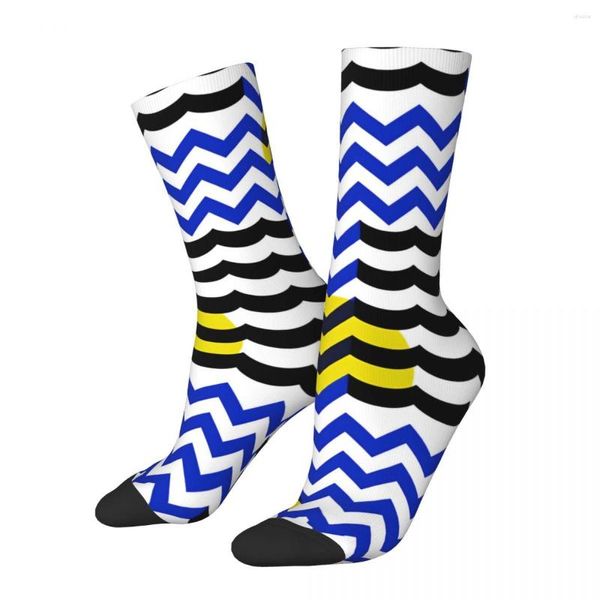 Мужские носки смешные сумасшедшие носки для мужчин Минакани Линии Стриты Круги Хараджуку морской искусство качество качества