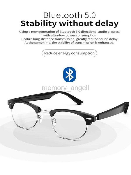 Smart Glasses Smart Eye Wear Brille Drahtloses Bluetooth Freisprechen Musik Audio Offenes Ohr Anti-Blaulicht-Gläser Intelligente Sonnenbrille HKD230725