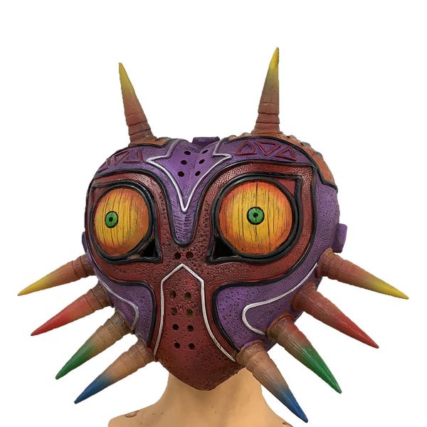 Maschere per feste Maschera di Majora Legend of Zelda Maschera per il viso realistica spaventosa Costume cosplay di Halloween Prop per adulti Adolescenti 230724