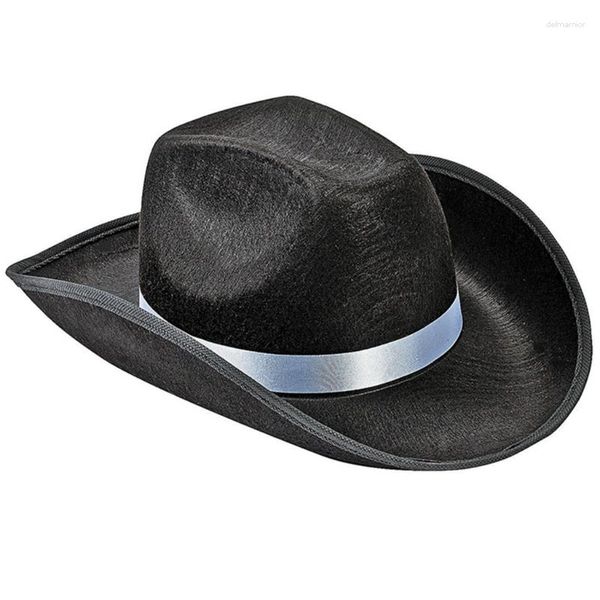 Berretti Cappello da cowboy per adulti con nastro Ornamento decorativo per la testa della famiglia multiuso per il campeggio da viaggio all'aperto al coperto DXAA