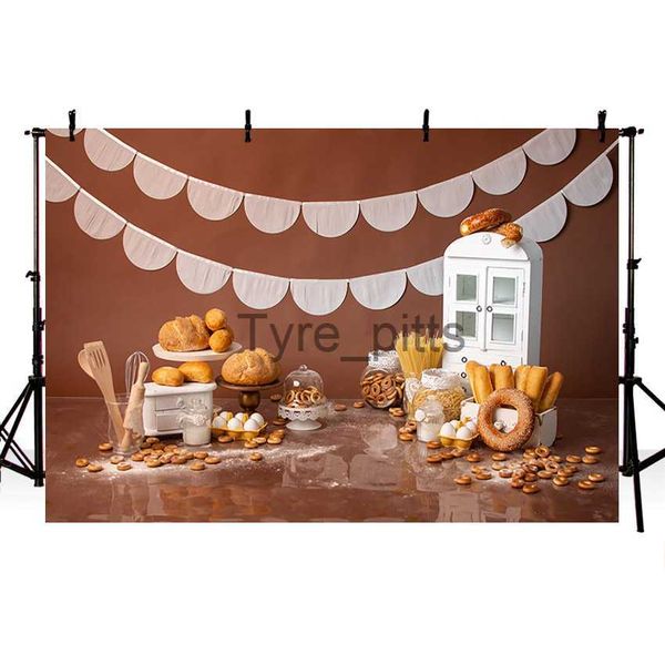 Hintergrundmaterial Küche Donut Brot Hintergrund Neugeborene Babyparty Crushed Kuchenboden Spaghetti Schokoladenfotografie Hintergrund Foto Studio Foto Ozone x0