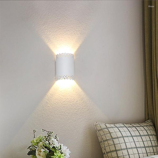 Wandleuchte TEMAR Klassische zylindrische Lampen Zeitgenössische, einfache LED-Nebenleuchten, geeignet für Esszimmer und Wohnzimmer