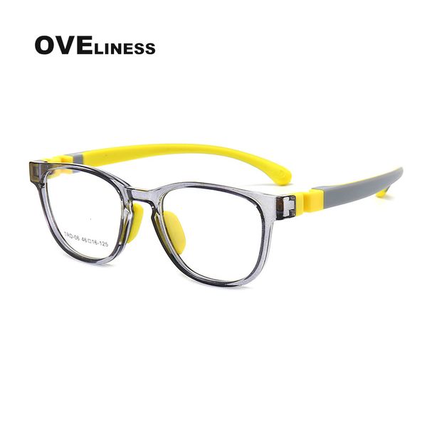 Brillengestell, optisch, für Kinder, für Jungen und Mädchen, TR90, Myopie, verschreibungspflichtige Brillen, schützende Kinderbrille, Brillengestelle 230725