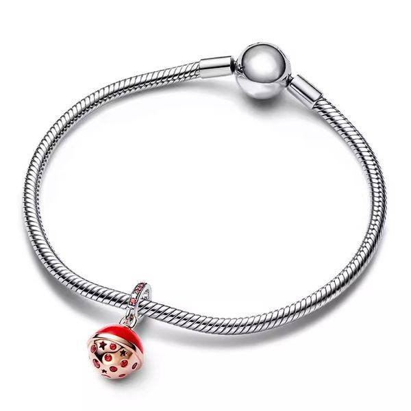 Weihnachtsschmuck-Geschenk-Designer-Armband für Frauen oder Mädchen, Luxus-Party, hochwertige Diamant-Planeten-Charms, DIY, passend für Pandora-Armbänder im Großhandel