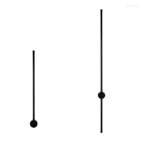 Lampada da parete Nordic Minimalista Camera da letto Soggiorno Sfondo Luce Lungo Bar Corridoio Comodino Decor LED