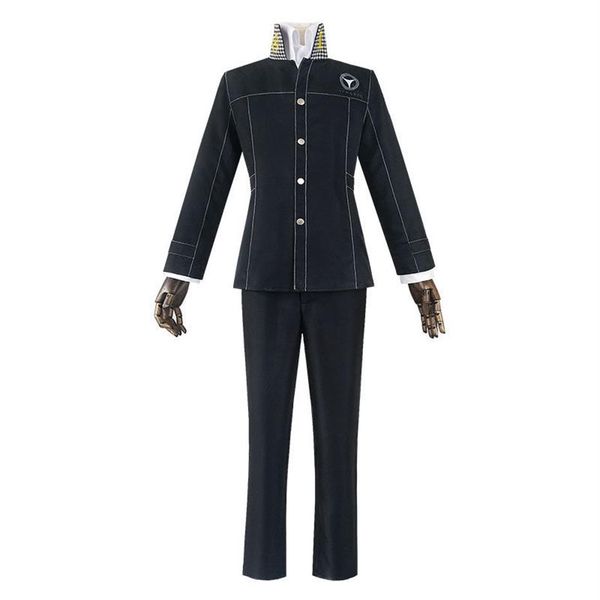 Shin Megami Tensei Persona 4 Yasogami Yu Narukami Cosplay Traje Adulto Masculino Menino Uniforme Escolar Traje2582