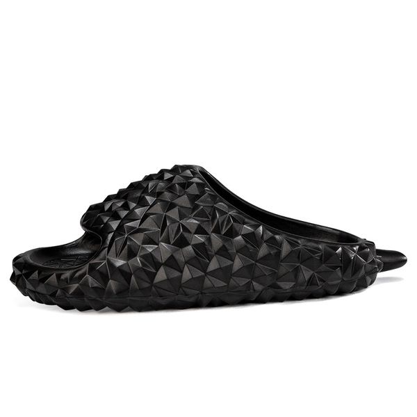 Sandálias Durian para mulheres no verão usando 2023 novo chinelo de sola grossa antiderrapante para casais masculinos Designer de moda masculino Slides Sliders preto