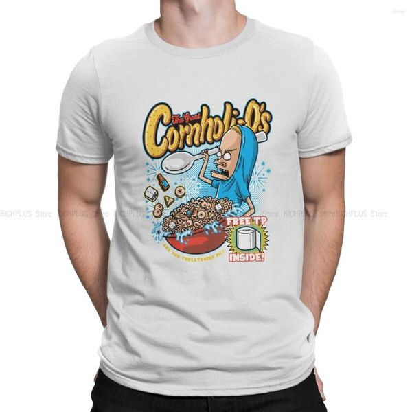 Herren T-Shirts Beavis And ButtHead T-Shirt Cornholi Os Basic Polyester Shirt Übergroße Herrenkleidung Ofertas Großer Verkauf