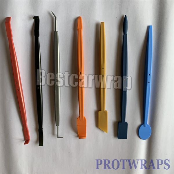 1 Set Lot Edge Finsive Magnetic Squeeee Tools Kit для автомобильных магнитов для автомобильных обмоток Scraper Tool 2037